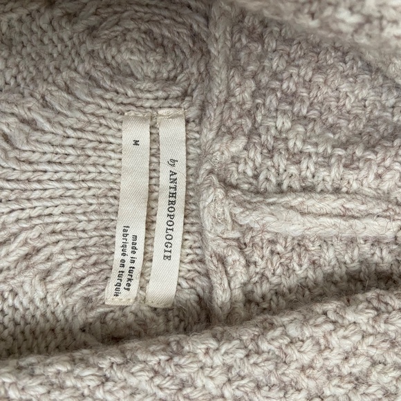 Anthropologie Pilcro Cable Knit Long Open Cardigan - Picture 4 of 6